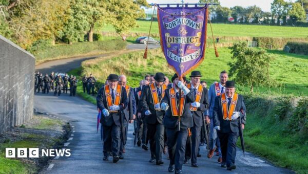 Police block Protestant Orange Order from controversial parade route