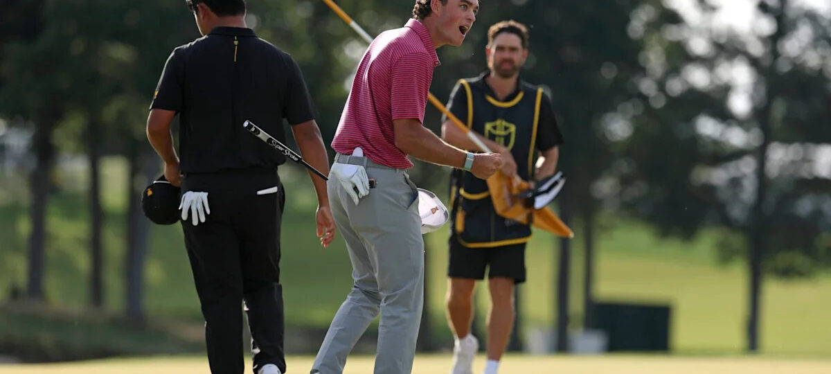 Jackson Koivun speaks for the first time after the USA win the Presidents Cup