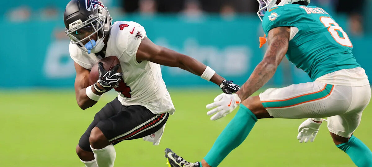 Where the Falcons WR room ranks compared to the rest of NFL