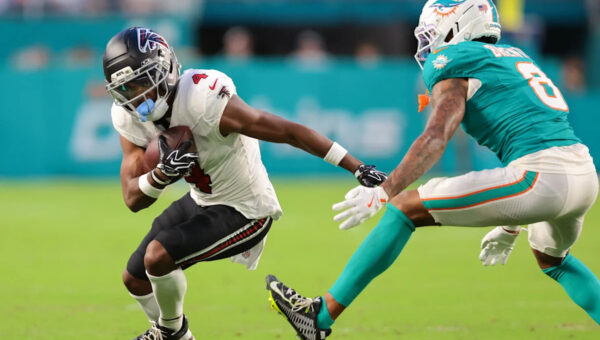 Where the Falcons WR room ranks compared to the rest of NFL