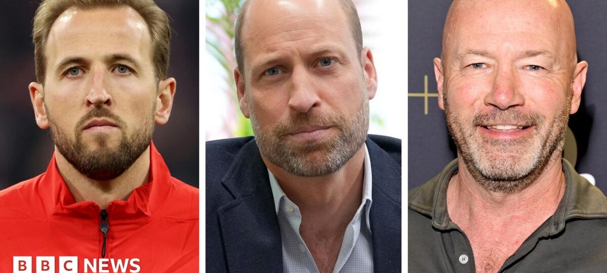 Prince William, Kane and Shearer in campaign to use sport to prevent suicide