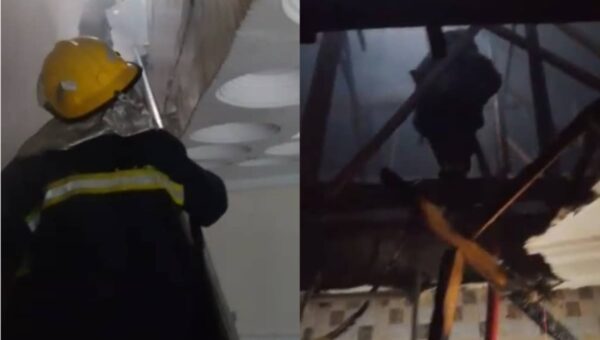 Properties worth millons of naira destroyed as fire ravages residential building in Ibadan