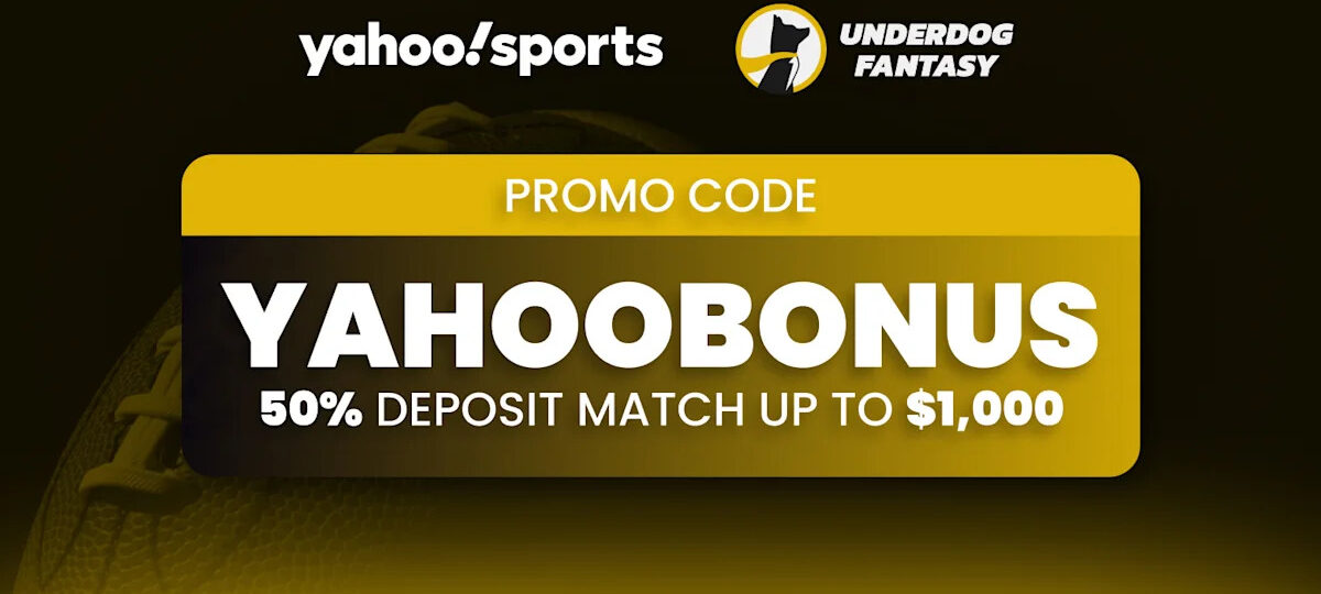 Underdog Promo Code YAHOOBONUS: Keep Your Million Plus a 50% Deposit Match Up to $1,000 for NFL Week 2
