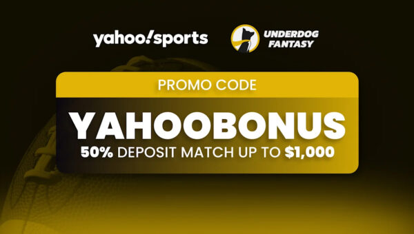 Underdog Promo Code YAHOOBONUS: Keep Your Million Plus a 50% Deposit Match Up to $1,000 for NFL Week 2