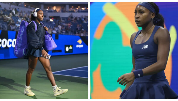 Coco Gauff Kicks Off US Open Run in Custom Navy New Balance Look and a New Colorway of Her CG2 Signature Shoes