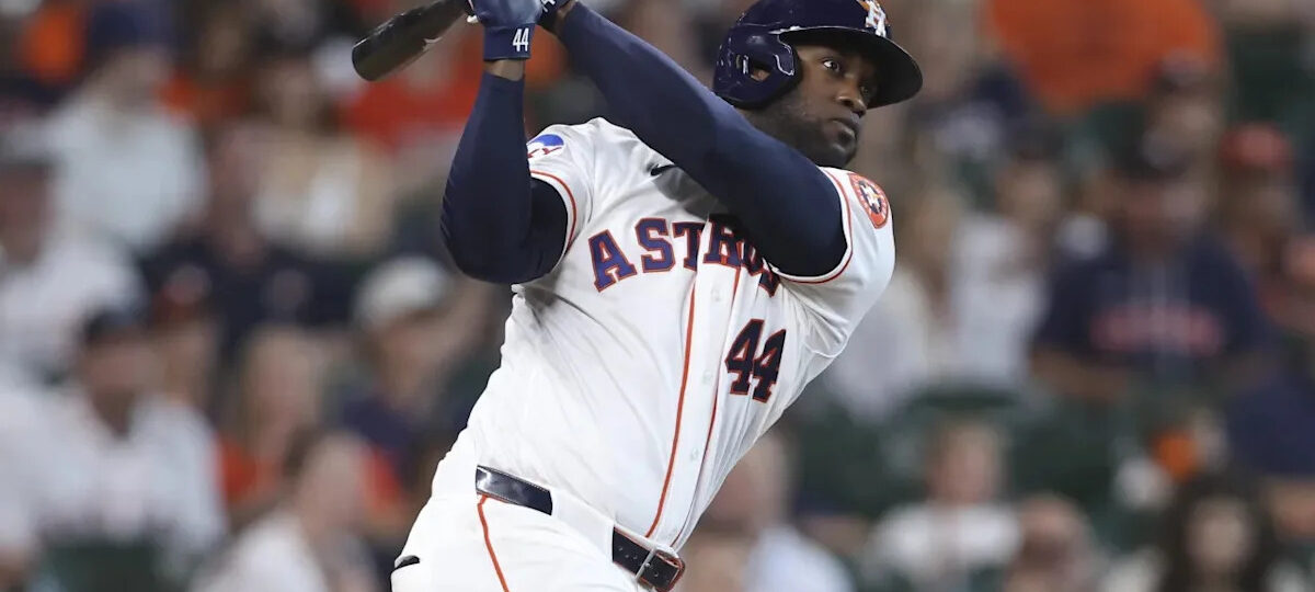 Yordan Alvarez’s Triple Crown chase could decide AL West and MVP race