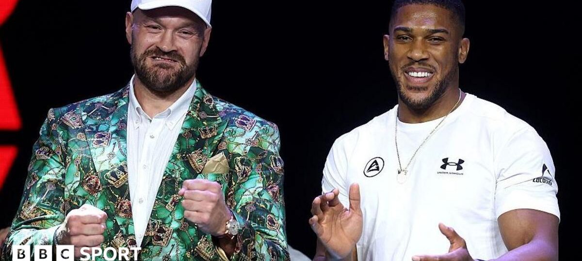 Respect and laughs as Fury and Joshua face off