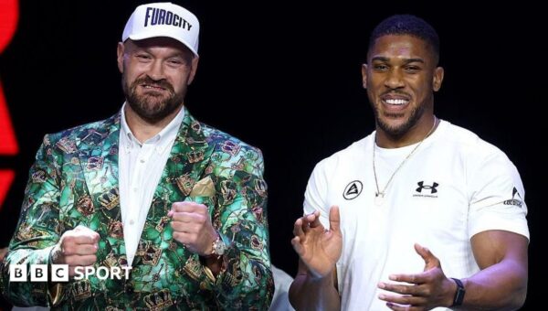 Respect and laughs as Fury and Joshua face off