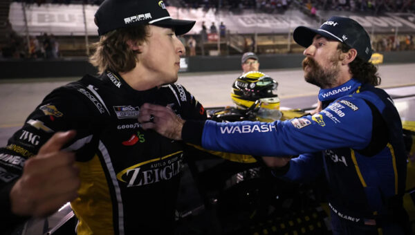 Brawl at Bristol: Carson Hocevar, Ryan Blaney fight after NASCAR race