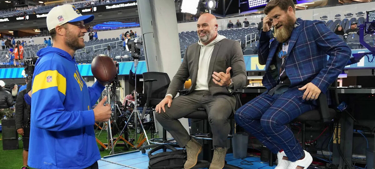 Ryan Fitzpatrick, Andrew Whitworth not interested in full-time booth gig