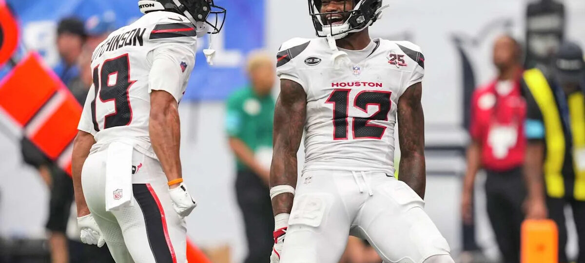 Houston Texans wide receiver Nico Collins slowed by hamstring injury and status in doubt vs. Bengals