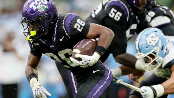 Big 12 football rushing yardage leaders after Week 2