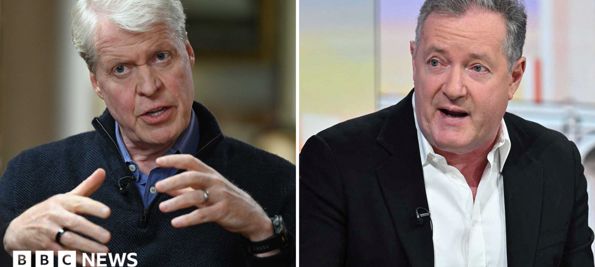 Earl Spencer apologises to Piers Morgan over factual error in Diana book