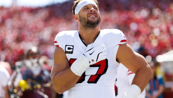 Raheem Morris on Nick Bosa’s availability: ‘He’s going. We’re not hiding that.’