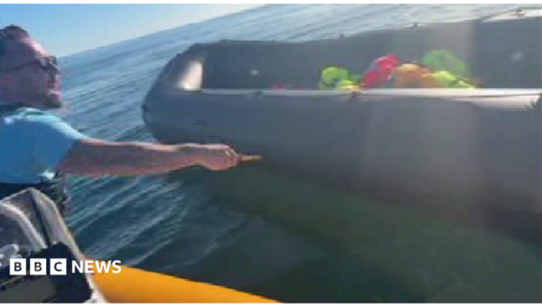Anti-migrant activist arrested over video of dinghy slashing