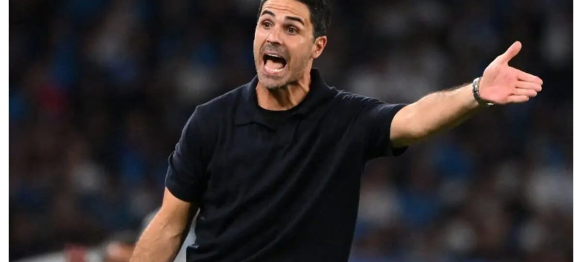 UCL: Mikel Arteta seen raging at three Arsenal stars during 1-0 win over Napoli