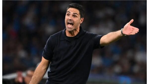 UCL: Mikel Arteta seen raging at three Arsenal stars during 1-0 win over Napoli
