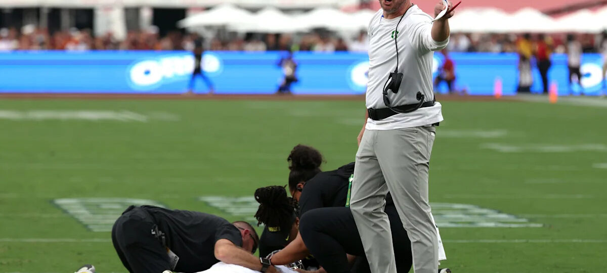 Dan Lanning shares update on Oregon QB Dante Moore after injury vs. USC