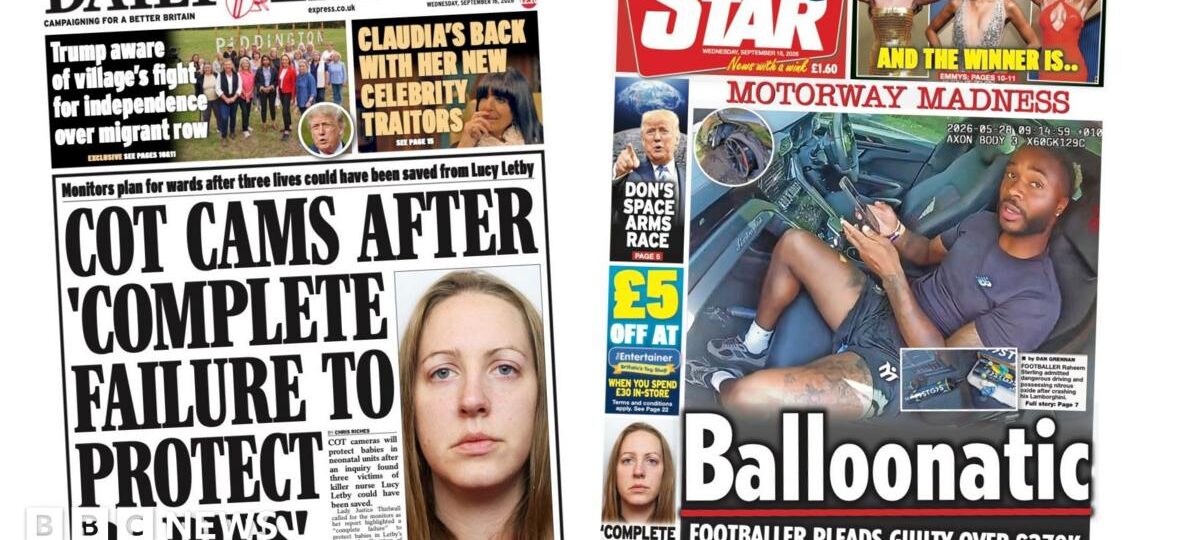The Papers: 'Complete failure to protect babies' and 'Sterling mess'