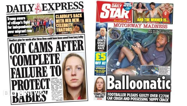 The Papers: ‘Complete failure to protect babies’ and ‘Sterling mess’