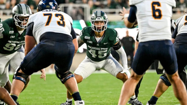 Michigan State announces starting linebacker is out against Nebraska