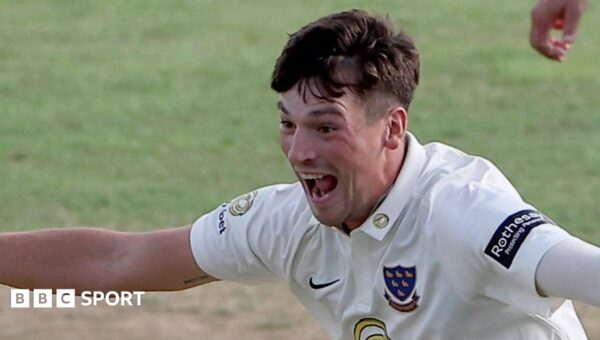 Sussex’s Crocombe takes second hat-trick in eight days