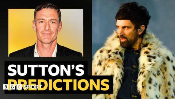 Sutton’s predictions v Kasabian frontman Serge Pizzorno