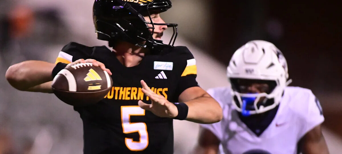 Southern Miss football QB Ethan Hampton reinjures hand in loss to UConn