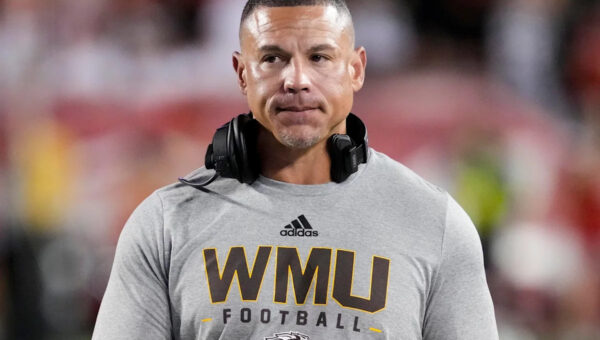 Western Michigan coach says clock ‘was past zeros’ on Michigan’s Hail Mary