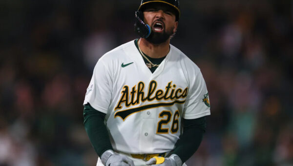 Athletics rally with 2 homers in 8th to complete comeback in 9-7 win over Angels
