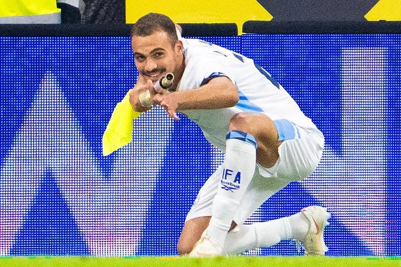Israel international sent off for controversial 'gun goal celebration' in Nations League