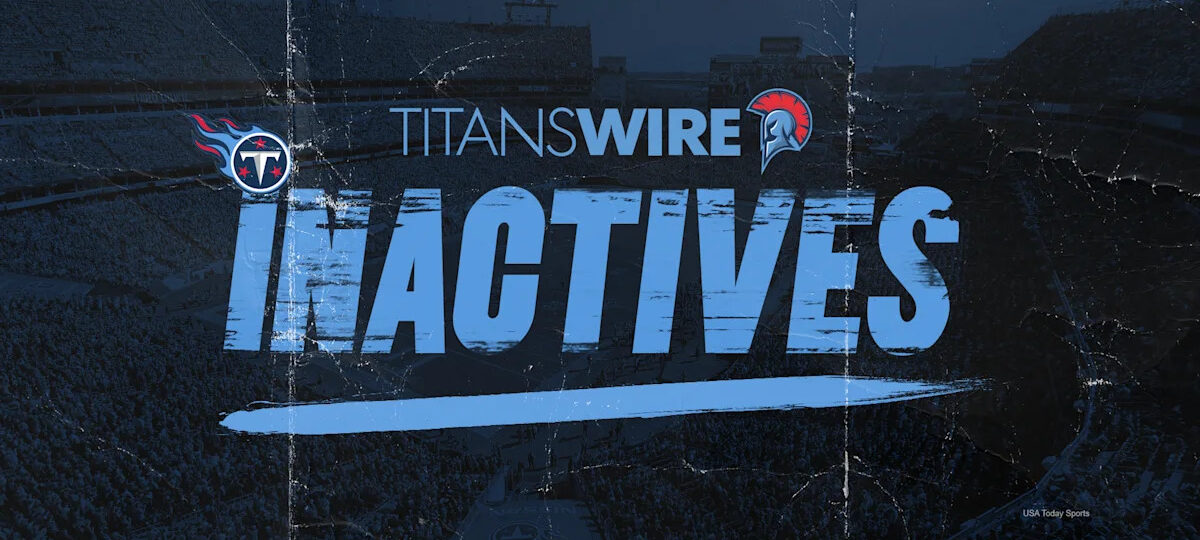 Tennessee Titans vs. New York Jets Week 1 inactives: Who's in, out?