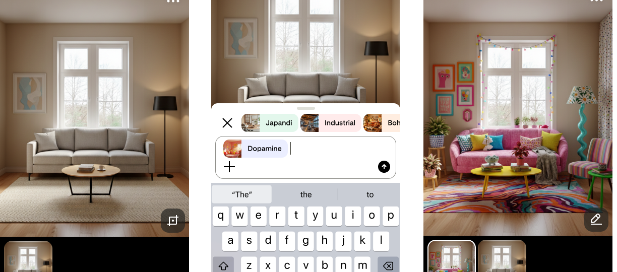 Pinterest teases a new ‘Restyle’ feature that lets you redesign your room with AI