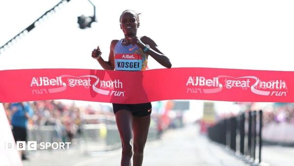 Kosgei wins Great North Run but McColgan withdraws