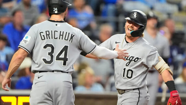 Meidroth, Grichuk hit 3-run shots, White Sox beat Royals 14-11 to remain a game back in AL Central