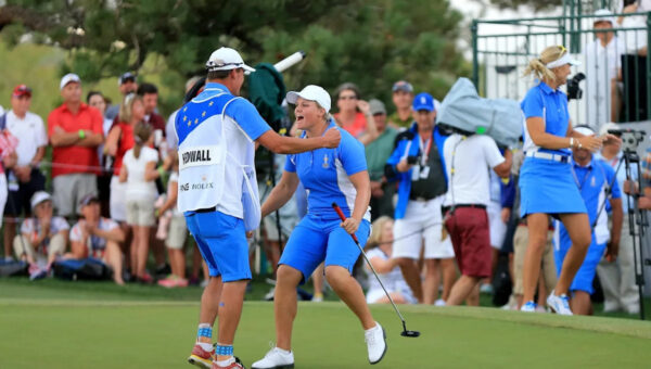 She never won a major but is the only golfer to ever go 5-0 at a single Solheim Cup