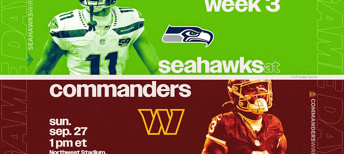What channel is Commanders vs. Seahawks on today? Time, TV schedule, how to watch Week 3 game