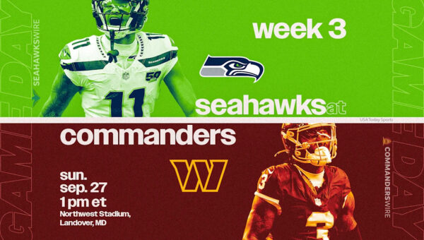 What channel is Commanders vs. Seahawks on today? Time, TV schedule, how to watch Week 3 game