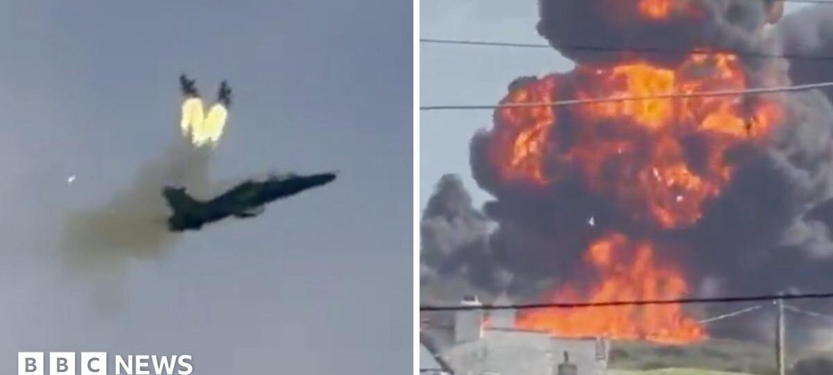 What video footage tells us about RAF training jet crash