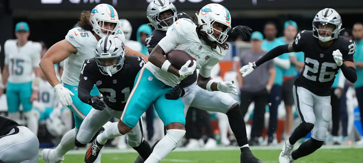 Caleb Douglas makes plays for Dolphins vs. Raiders