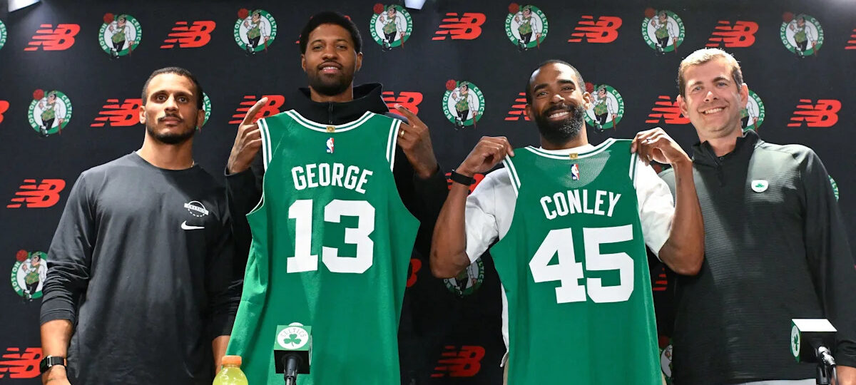 Brad Stevens, Joe Mazzulla open up about adding Paul George, Mike Conley to Boston Celtics