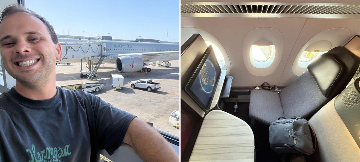 I flew Qatar Airways' famous QSuite business class on its A350 and 777. Here's how the 2 jets compare, and which I prefer.
