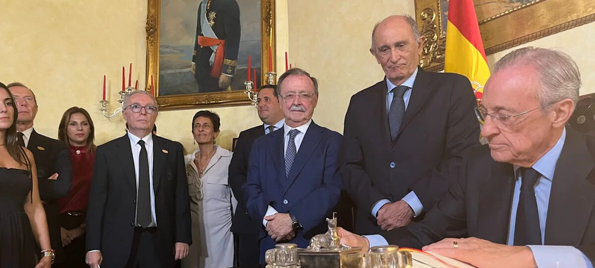 Full support for Ceuta: Florentino Pérez, Pirri and Butragueño visit