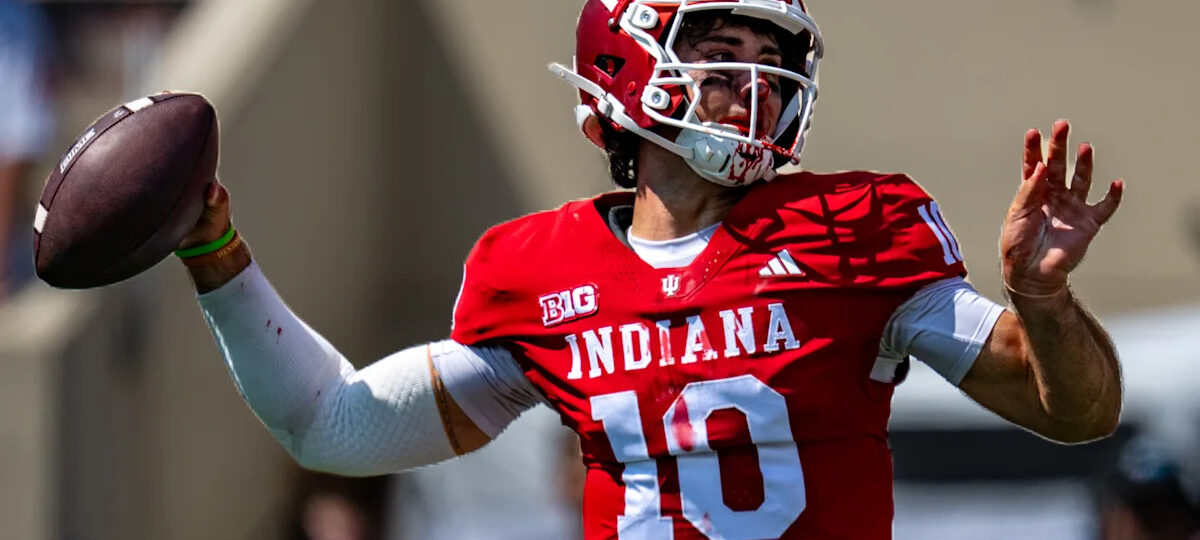 Josh Hoover shined in his Hoosiers debut, and he made it look gritty with a busted nose