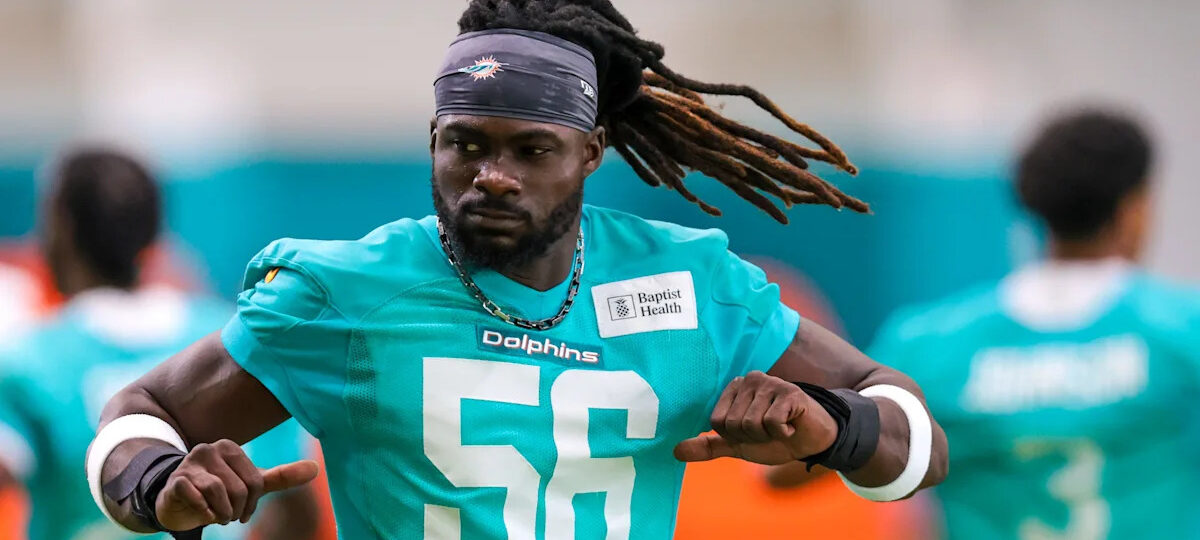 Dolphins getting injured rookie and veteran back at practice Monday