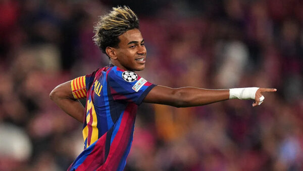 Lamine Yamal, Champions League's third-youngest free-kick scorer
