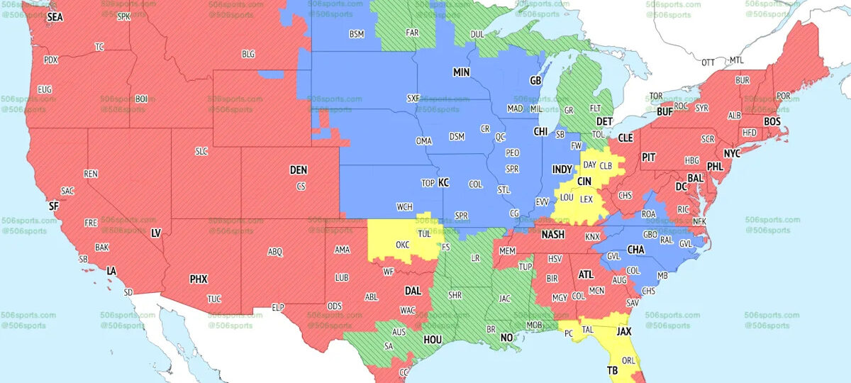 Falcons vs. Steelers: TV broadcast map for NFL Week 1