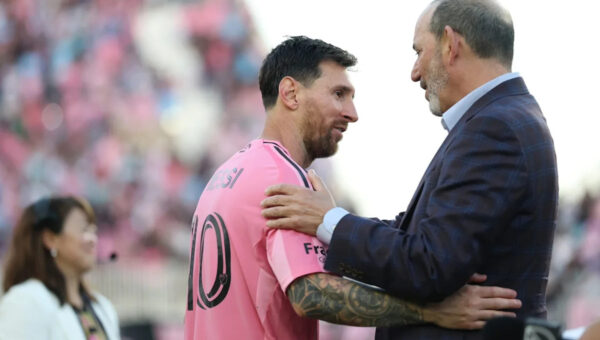 Fans claim Lionel Messi is not ‘a nice guy’ following tense moment with MLS commissioner Don Garber