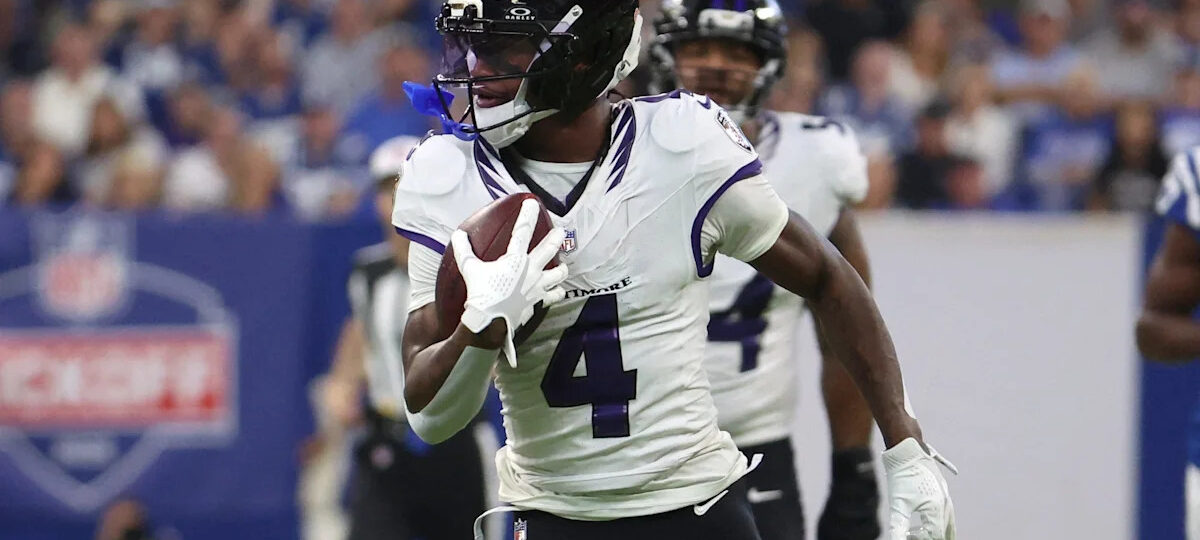 When will Zay Flowers return? Ravens WR injured hamstring Week 1