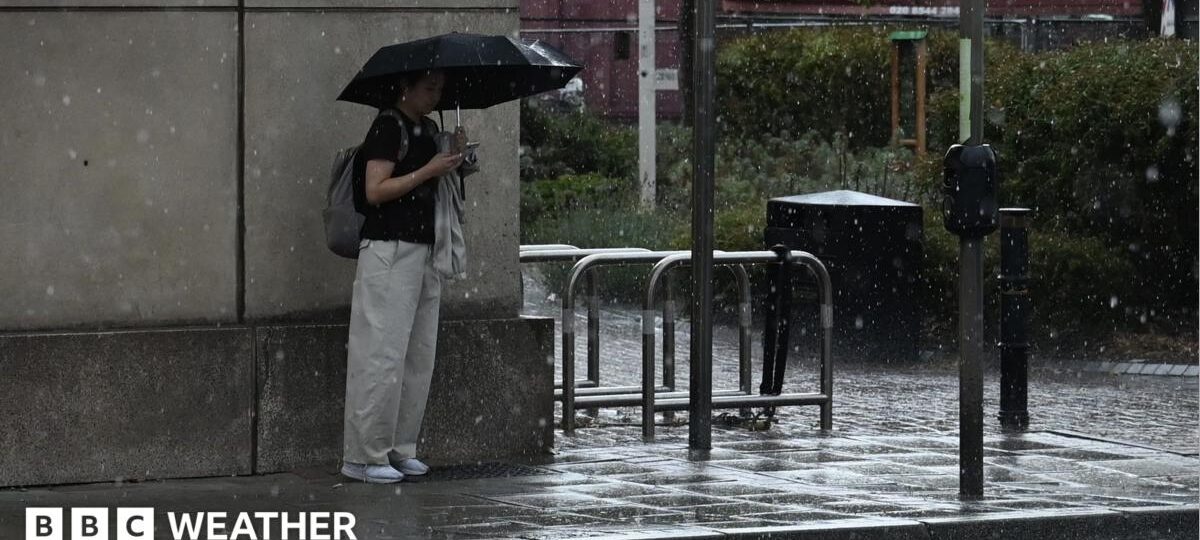 Cooler temperatures with wet and windy weather forecast for UK this week